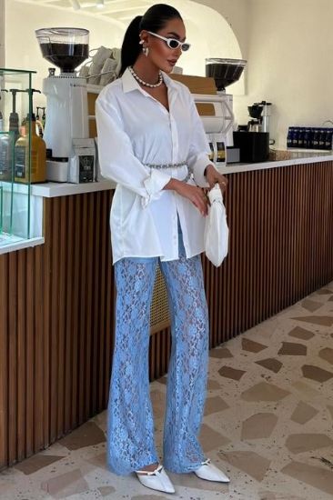 İçi Astarlı Dantel Pantolon 0081 resmi